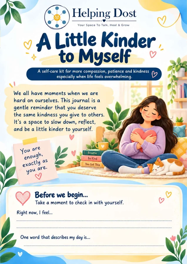 A Little Kinder to Myself self-care kit cover